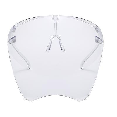 TEMU New! High- Full Face Shield With Double-sided Cover - Windproof, Design For Sports And Outdoor Activities, Hand Washable Pvc Material, Sports Safety Gear | Elegant Face Shield | Pvc Face Shield Image