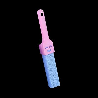 TEMU 1pc Pumice Stone Cleaning Stick With Handle - Ideal For Toilets, Bathrooms, Kitchens & More - Removes Scale, Hard Water Stains & Rust Image