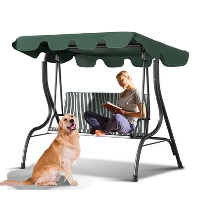 TEMU Canopy Replacement Outdoor Hanging Bed Swing Cover Cover For 2-3 Seater With Swing Canopy For Patio Decor Swing Top Cover 210x145cm Outdoor Garden Image