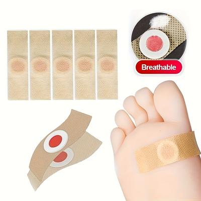 TEMU 30pcs Footcarepro Callus Remover Pads, Non-electric Plastic Foot Care Kit For Corns & Cuticles, Application, No Battery Needed, Corn And Callus Treatment Stickers, Foot Care Adhesive Patches Image