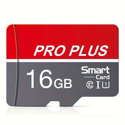 TEMU Microdrive Memory Card Card - U3 Class 10, 8gb/16gb/32gb/64gb/128gb/256gb, Gray Red, With Sd Adapter, Ideal For Smartphones & Tablets, Card Adapter, Microdrive