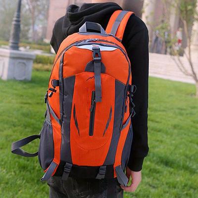 TEMU 40l Hiking Backpack Lightweight Breathable Backpack For Men Women Durable Daypack Travel Bag For Camping Cycling Skiing Climbing Trekking Mountaineer Outdoor Sports Image