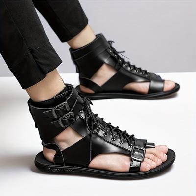 TEMU New Stylish High-top Sandals For Men, Trendy And Suitable For Business And Casual Wear. Image