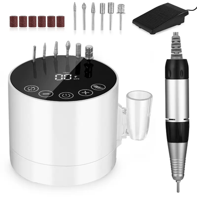 TEMU Electric Nail File For Gel Nails, Professional Electric Nail Grinder, Precise Grinding And Polishing Image