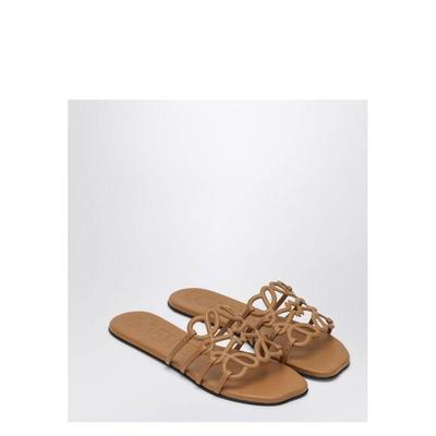 Petal Anagram Sandal - White - Loewe Flats