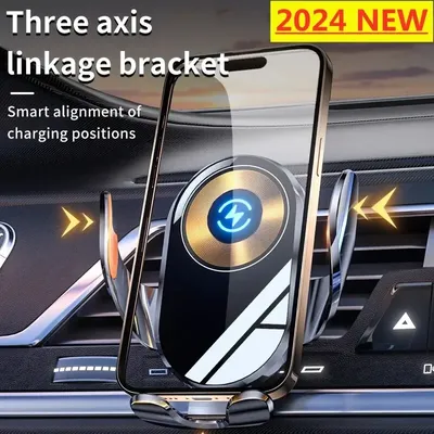 Auto kabelloses Ladegerät Entlüftung Autotelefon halterung 15w schnelle kabellose Ladestation für Image
