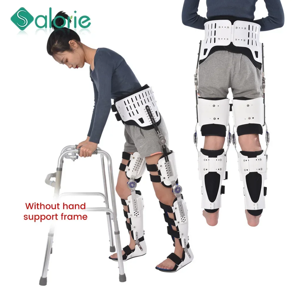 Bein Rehabilitation Taille Brace Knie Unterstützung Einstellbare Bänder Belastung Orthese Meniskus Rehabilitation Knöchel Orthese Corrector Image