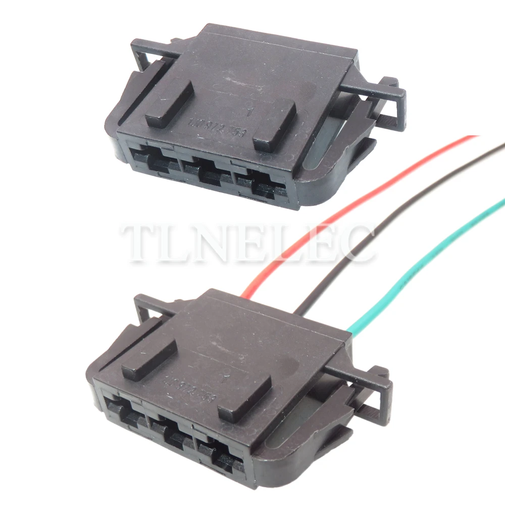 3 Pin Way Auto Großen Strom Verdrahtung Kabel Stecker mit Drähte Auto Gebläse Widerstand Steckdosen Für VW Audi 1J0972753 Image