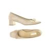 Gabor Damen Pumps, Gr. 37, beige, Kunstleder