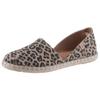 Espadrille VERBENAS, Damen, Gr. 41, braun (leo), Veloursleder, klassisch, Schuhe, Strandschuh, Sommerschuh, Loafer im trendigen Animal-Look