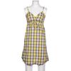 edc by Esprit Damen Kleid, Gr. 34, gelb, Baumwolle