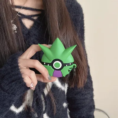 Pokémon Cartoon 3D Weiche Silikonhülle für Airpods Pro2 Anime Tyranitar Poké Ball Image