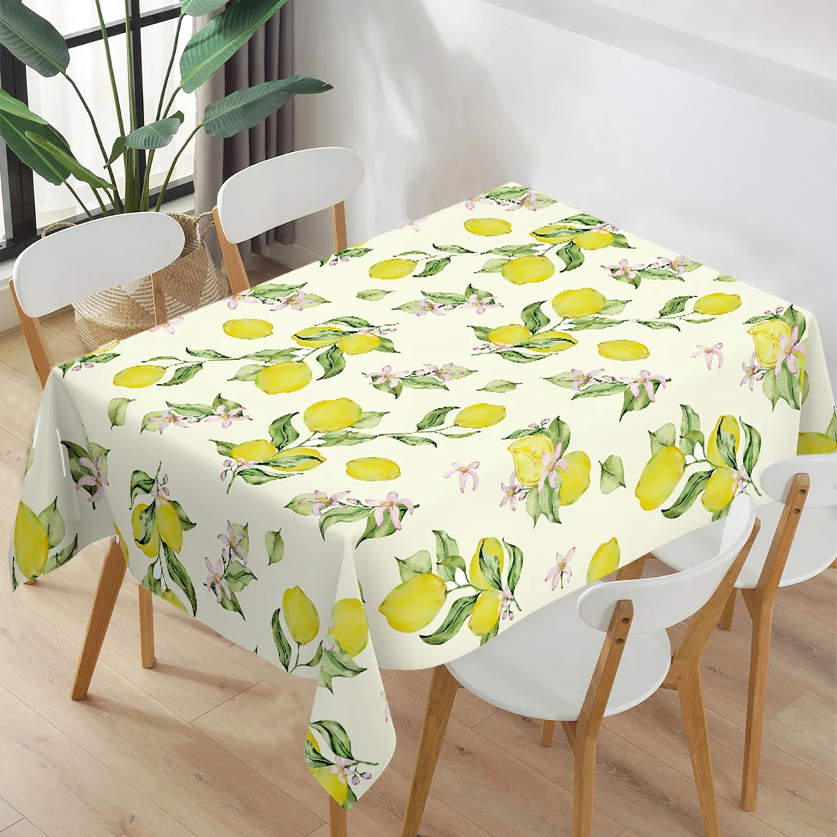 Sommer Zitrone Einweg Tischdecke Urlaub Party Dekor Kunststoff Bauernhaus Küche Esstisch Läufer Geburtstag Hochzeit Dekoration Image