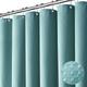 Shower Curtains Waffle Textured Heavy Duty Thick Fabric Water Repellent Liner with Stainless Steel Hooks Hotel Luxury Quality Sage Green 180cm180cm(7070)