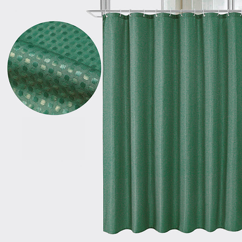 Plain Waffle Polyester Shower Curtain 180cm180cm(7070)Bathroom Curtains, Sanitary Partition Curtains, Shower Curtains