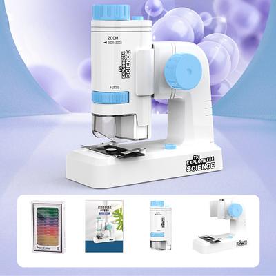HD Microscope STEM Toy - Youngsters' Science Experiment Kit for Elementary Students - Perfect Educational Gift for Halloween Christmas