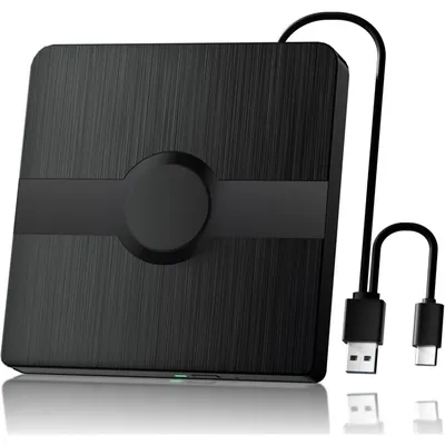 External 3D Blu Ray Drive Portable Blu ray Player 2 in 1 USB 3.0 CD DVD Read/Write Bruner