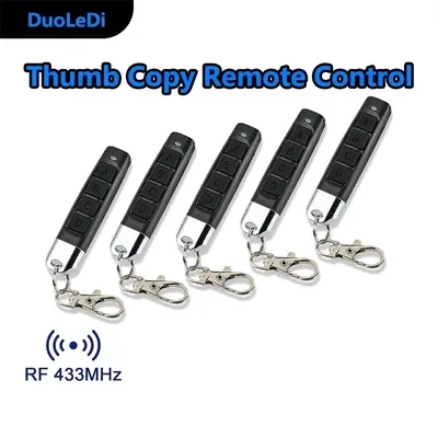 1/5PCS Copy Remote Control 433MHz Electric Garage Door Opener Wireless Controll Duplicator Clone