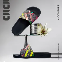 Unique Pattern Design Exquisite Craft Women's New Slippers PVC Material Cute Pattern Outdoor Leisure Flat Slippers