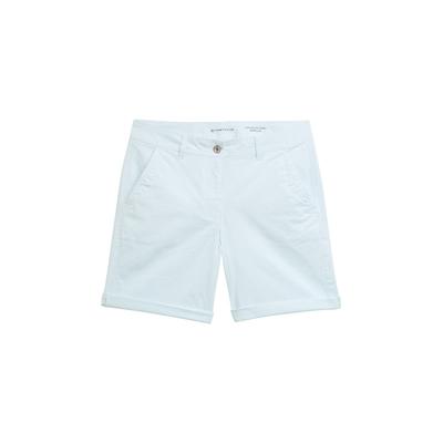 TOM TAILOR Damen Chino Bermuda Shorts, blau, Gemustert, Gr. 34 Image