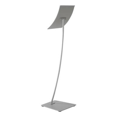 update displays Infoständer DIN A4 konkav silber, 29.5x109x29.5 cm Image