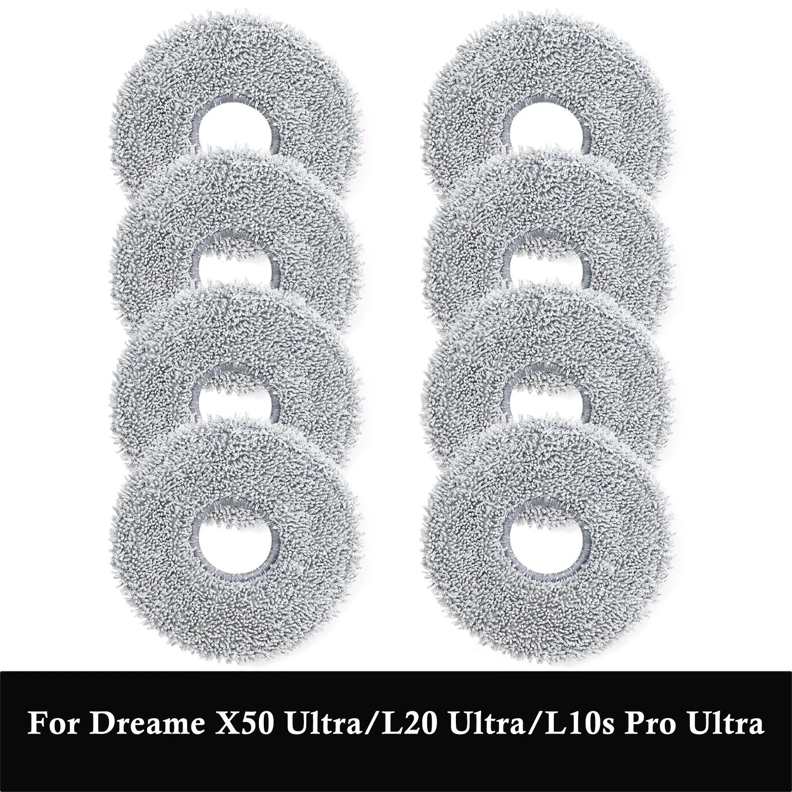 Panno per scopa per Dreame X50 Ultra/L20 Ultra/L10s Pro Ultra/X30 Ultra/L10s Pro Gen2/L10s Plus/L40 Ultra/X40 Ultra Robot aspirapolvere, X40