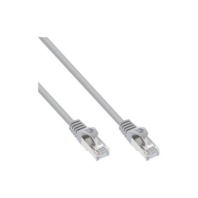 InLine® Patchkabel, SF/UTP, Cat.5e, grau, 0,25m Image