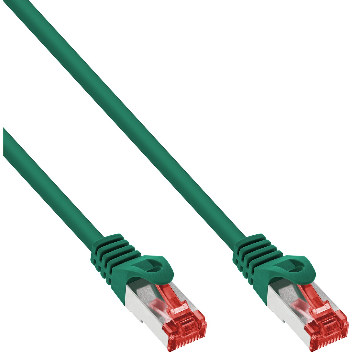 InLine® Patchkabel, S/FTP (PiMf), Cat.6, 250MHz, PVC, Kupfer, grün, 2m Image