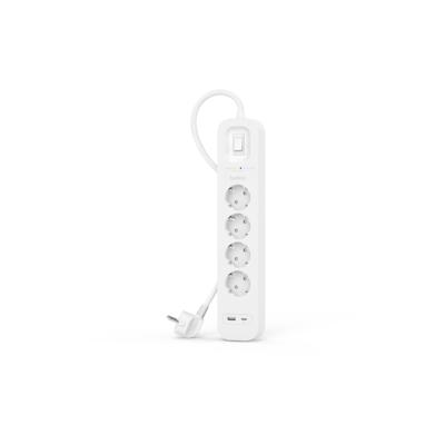 Belkin Surge Plus Steckdosenleiste 4-Fach, 18W 2m Kabel Image