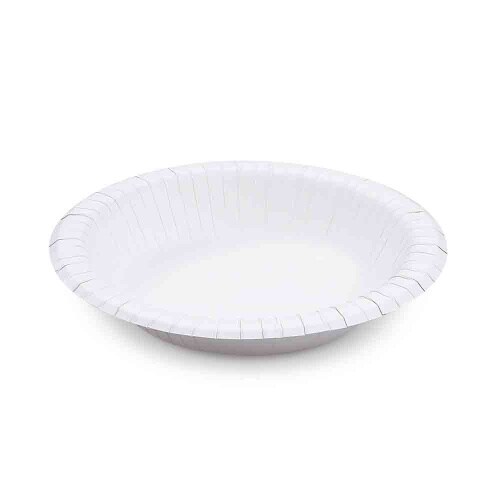 400 Pappschalen Salatschalen rund FF Ø 20 x 4 cm 480 ml weiß Image