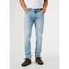 Tapered-fit-Jeans PEPE JEANS "TAPERED JEANS", Herren, Gr. 31, Länge 34, blau (bleached), Denim/Jeans, Obermaterial: 99% Baumwolle, 1% Elasthan, casual, gerade, unten schmal lang, Jeans