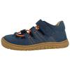 Barfußschuh LURCHI "Naffi, Barefoot", Kinder, Gr. 27, blau (dunkelblau), Veloursleder, casual, Schuhe, Kinderschuh, Halbschuh, Größenschablone zum Download