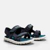 Sandale TIMBERLAND "Perkins Row 2 STRAP SANDAL", Gr. 29 (11,5), blau (azur), Synthetik, sportlich, Schuhe, mit Klettverschluss