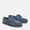 Bootsschuh TIMBERLAND "CLASSIC BOAT BOAT SHOE", Gr. 42, md blau suede, Leder, sportlich, Schuhe