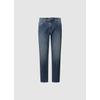 Straight-Jeans PEPE JEANS "STRAIGHT JEANS CASH", Herren, Gr. 31, Länge 32, blau (used mid blau), Denim/Jeans, Obermaterial: 98% Baumwolle, 2% Elasthan, casual, straight fit, Jeans, im 5-Pocket-Stil