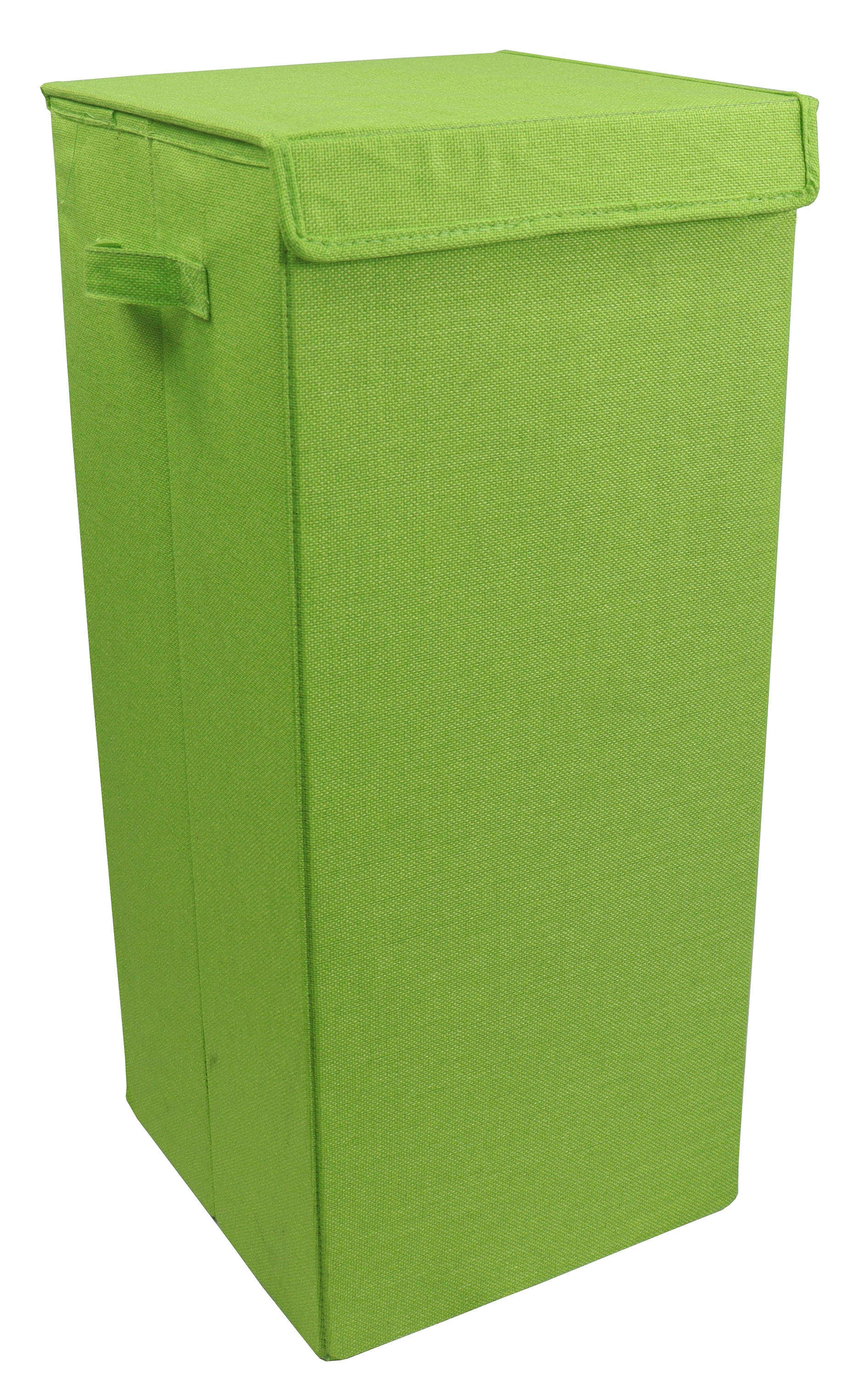 Faltbox VCM "Wäschekorb Wäschebox Stoffbox mit Deckel Dreso L", grün, Aufbewahrungsboxen