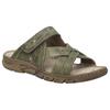 Pantolette JOSEF SEIBEL "Brenda 10", Damen, Gr. 39, grün (khaki), Leder, casual, Schuhe, mit weichem Lederfutter