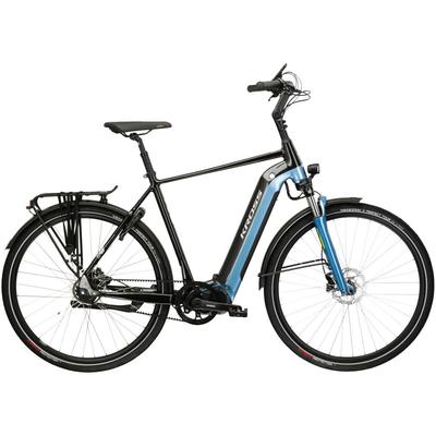 E-Bike KROSS "E-Citybike Sentio Hybrid 7.0 28 Zoll schwarz" Gr. 61, schwarz, E-Bikes, 61cm, 28 Zoll (71,12cm), Pedelec, Elektrofahrrad für Damen und Herren