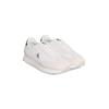 Sneaker CALVIN KLEIN JEANS "RETRO RUNNER LACE UP NY-SU", Herren, Gr. 43, schwarz-weiß (weiß, natur, schwarz), Leder, kontrastfarbene Details, sportlich, Schuhe, Freizeitschuh, Halbschuh, Schnürschuh mit seitlichem CK-Logo