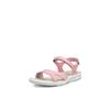 Trekkingsandale ECCO "ECCO CRUISE II", Damen, Gr. 41, rosa, Leder, sportlich, Schuhe, Outdoorschuh, Sommerschuh, Freizeitsandale, mit Klettverschlüssen