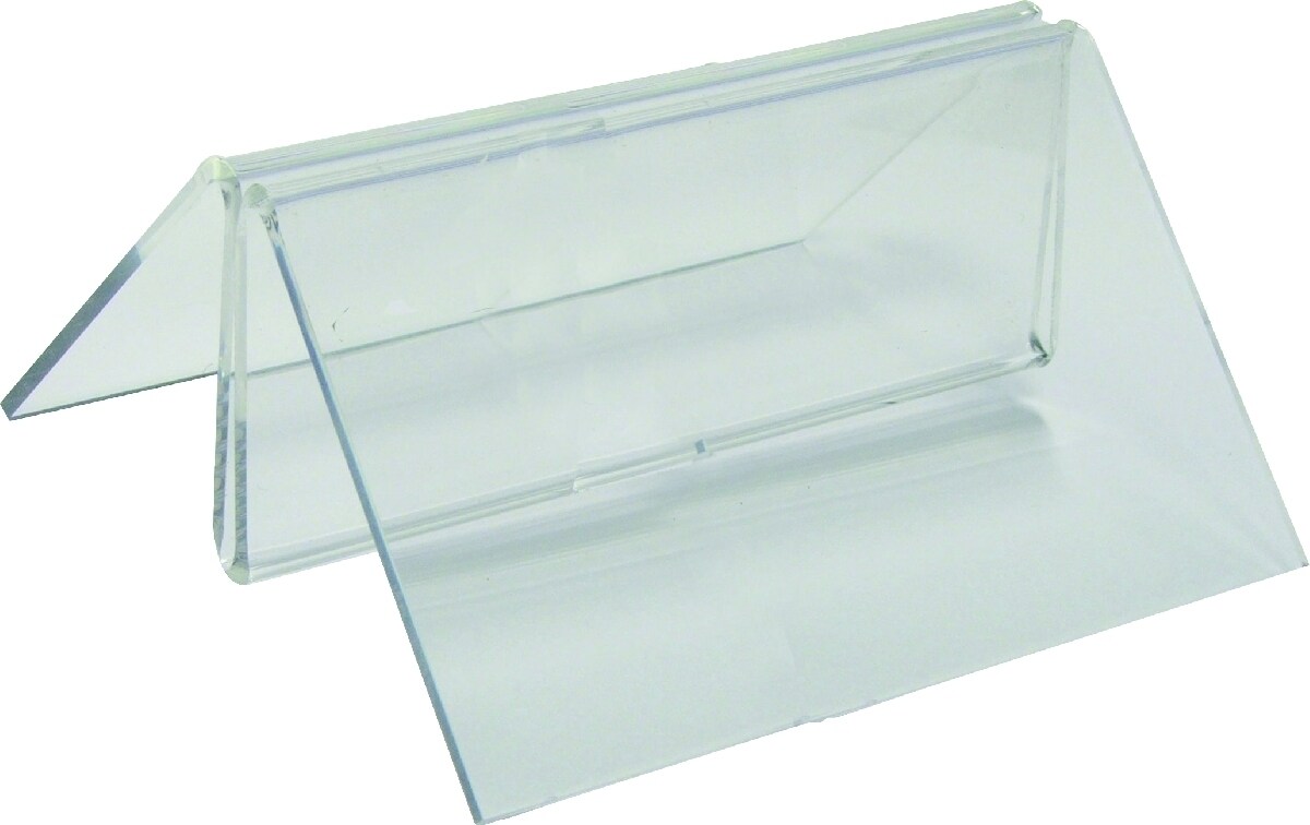 Deflecto Menükartenhalter 100x80x38mm glasklar Packung mit 12 Stück Image