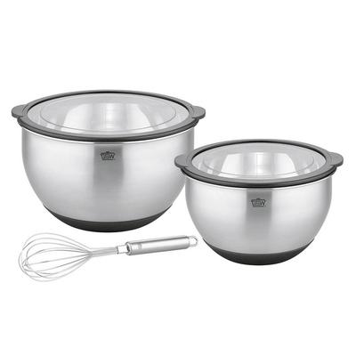 Schüssel-Set „Primo“ 5-tlg. mit Deckeln & Schneebesen GSW Image