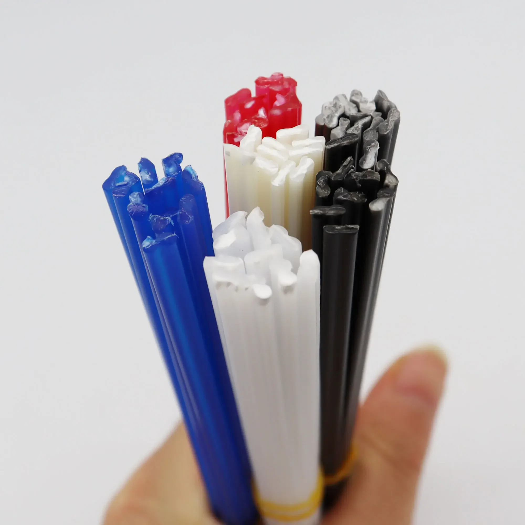 60 stücke Kunststoff Schweißen Stangen Stoßstange Reparatur ABS/PP/PVC Schweißen Sticks Schweißen Löten Liefert 20 CM Image