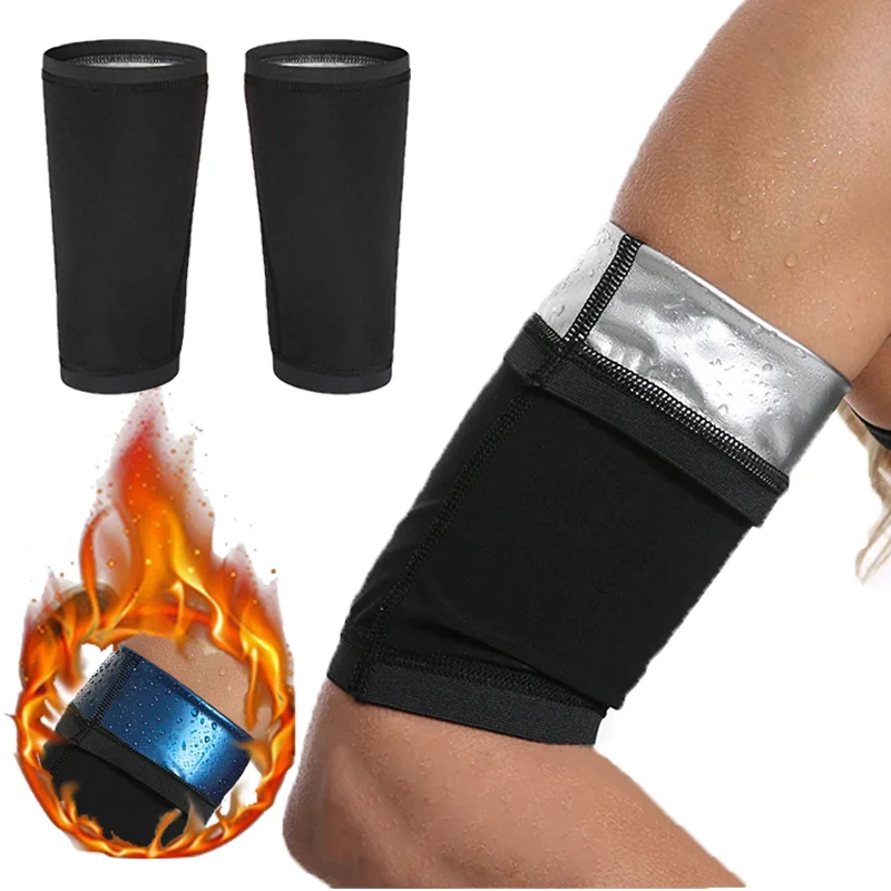Frauen Arm Sauna Schweiß Gürtel Fett Brennen Arm Trimmer Shaper Wärme Trapping Ärmeln Kompression Wraps Abnehmen Arm Bands Shapewear Image