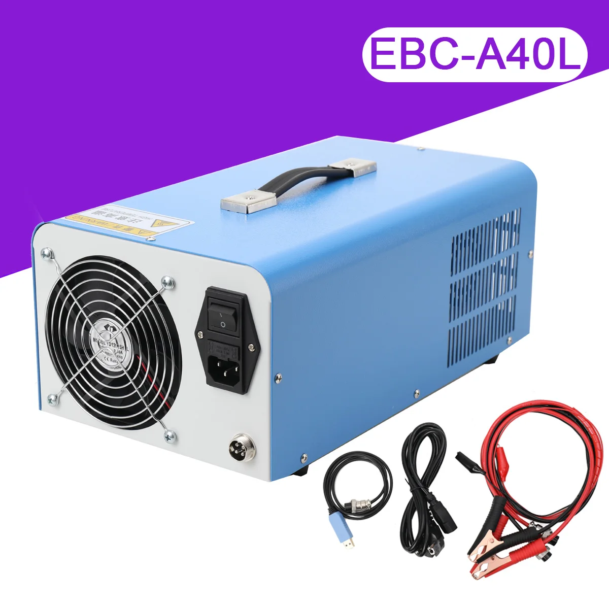 EBC-A40L Batteriekapazitätstester für elektronische Lasten, Lithium-Blei-Säure-Batteriekapazitätstester, Laden/Entladen, 40 A, 220 V, 200 W Image