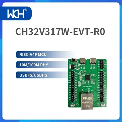 1 TEILE/LOS CH32V317WCU6 Evaluation Board, V4F, Ethernet MAC + 10M/100MPHY Image