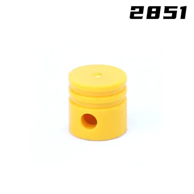 Regenbogen Schwein Moc Partikel 2851 Motor Kolben runde Bausteine klassische Marke Kinder DIY Image