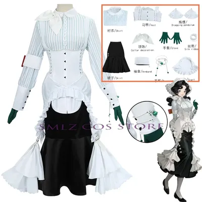 Anjo Nala Cosplay Reverse:1999 Ms. Kimberly Kostüm Frau Dienstmädchen Kleid Uniform Anzug Halloween Spielen Rolle Kleidung für Frauen Image