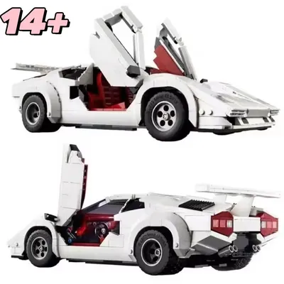 NEUE Technische Super Speed Racing Auto Desktop dekoration Klassische Modell Montieren Bau DIY Image
