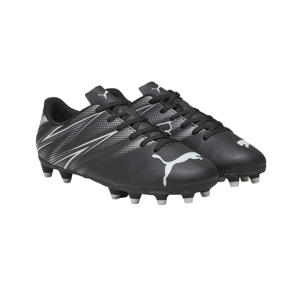 Puma - Kinder Fußball-Stiefel "Attacanto" (Schwarz/Silber) Image